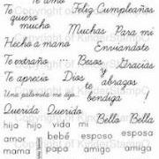 KinderStampO Photopolymer Stamp Set - Everday Spanish